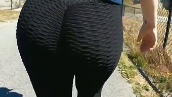 Hilarious And Hot Mature Wife Shows Off Her Big Booty In Public