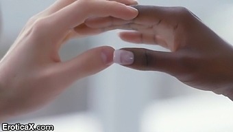 Interracial Threesome With Tattooed Ebony Beauty Ana Foxxx And Adventurous Couple