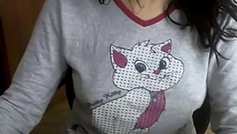 Érzéki Egyéni Show Egy Török Kamera Lány Által