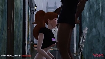 Makoto'S First Outdoor Affair Caught On Camera - A Thrilling Encounter In The Heart Of The City