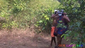 A Bbw Gets Pounded Outdoors In The Bushes By A Bbc